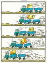 Cartoon: Logistics (small) by Kestutis tagged logistics,transport,kestutis,lithuania,sluota,strip,comic