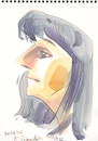 Cartoon: Loreta (small) by Kestutis tagged aquarell,watercolor,sketch,kestutis,lithuania