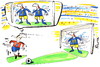 Cartoon: MAGIC OF NUMBER (small) by Kestutis tagged magic,number,football,fußball,sport,numerology,2012,fussball,euro,soccer,fans,goalkeeper