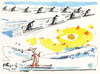 Cartoon: Olympic Winter has come (small) by Kestutis tagged olympic,winter,has,come,penguins,sports,nature,bird,snow,sochi,2014,kestutis,lithuania,skiing,sun