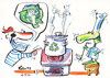 Cartoon: PIRATE HUMOR (small) by Kestutis tagged pirate,chef,kitchen,strip,cabbage,comic,kohl,shoe,humor,kestutis,siaulytis,lithuania,adventure,recycling,turtle