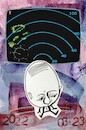 Cartoon: Putins neurological disorder 3 (small) by Kestutis tagged putin,war,russia,russland,ukraine,dada,postcard,kestutis,lithuania