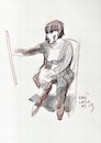 Cartoon: Sketch art. Artist and model 7 (small) by Kestutis tagged sketch,art,kunst,artist,model,kestutis,lithuania