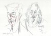 Cartoon: Two painters (small) by Kestutis tagged sketch,painter,art,kunst,kestutis,lithuania