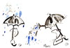 Cartoon: UMBRELLA (small) by Kestutis tagged umbrella,rain,regen,unfall,regenscirm,happening,experience