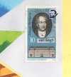 Cartoon: Vincent van Gogh postage stamp 3 (small) by Kestutis tagged vincent,postage,stamp,goethe,mail,art,kestutis,lithuania