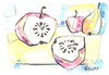 Cartoon: WHERE CLOCKS ARE HIDING (small) by Kestutis tagged seeds,clock,apfel,apple,time,hour,zeit