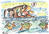Cartoon: WHERE DID THE FISH DISAPPEAR? (small) by Kestutis tagged fish anglig adventure winter ice fishing kestutis lithuania