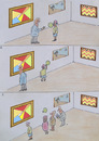 Cartoon: galerija -gallery (small) by Zoran tagged gallery,art
