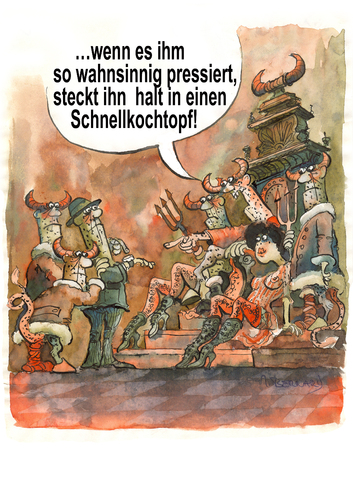 Cartoon: ohne Titel (medium) by jiribernard tagged hölle,teufel,satan,sündner,höllenfeuer,eile,belzebub,strafe,fegefeuer,hölle,teufel,satan,sündner,höllenfeuer,eile,belzebub,fegefeuer,strafe