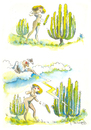 Cartoon: ohne Titel (small) by jiribernard tagged schöpfung erschaffung paradies eden eva schöpfer gott sünde vergeßlichkeit kaktus leidenschaft vibrator dildo ersatz hoffnung vereitelung enttäuschung berichtigung