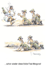Cartoon: ohne Titel (small) by jiribernard tagged wüste,fata,morgana,not,durst,gefahr,bedrängnis,forscher,abenteuer,entdecker,mission
