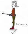 Cartoon: Ballerina (small) by al_sub tagged ballerina,wordspiel