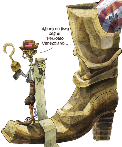 Cartoon: PIRATAS DEL MUNDO (medium) by OTORONGO tagged politica