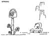 Cartoon: parking meters and stuff (small) by ouzounian tagged parking,cars,parkingmeters