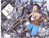 Cartoon: tragedy in Haiti (small) by odinelpierrejunior tagged earthquake,image,ink,paintings,drawings,arts,designs