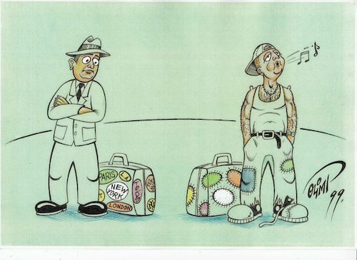 Cartoon: Cartoon by Olimp - 1999 (medium) by Olimp tagged travel,cartoon,olimp,transylvania