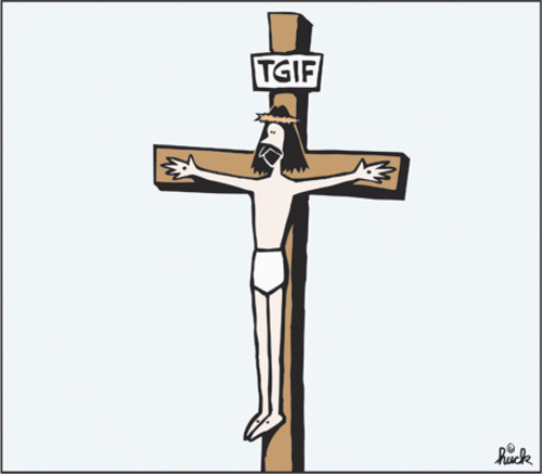 Cartoon: tgif (medium) by gibby9 tagged god,as,concept