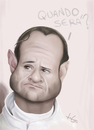 Cartoon: Rubens Barrichello (small) by ilustraguga tagged rubens barrichello digital illustration
