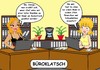 Cartoon: Büroklatsch (small) by RiwiToons tagged büro,büroklatsch,chef,strandbad,sandspielzeug,eimer,schaufel,blondine