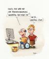 Cartoon: spam-mail (small) by ms rainer tagged computer spam mail behinderung mann frau
