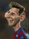 Cartoon: Lionel Andres Leo Messi (small) by areztoon tagged caricature karikatur fcb barca barcelona argentina