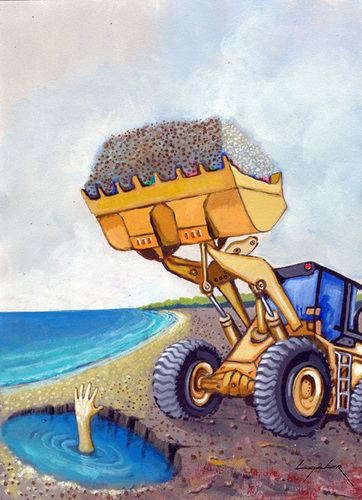 Cartoon: Loader (medium) by luka tagged machine