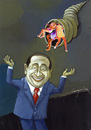 Cartoon: Berlusconi (small) by luka tagged italia