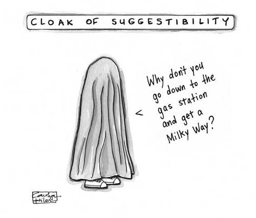 Cartoon: Less well-known cloaks (medium) by a zillion dollars comics tagged cloak,eating,fantasy,dieting