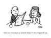 Cartoon: A Request Denied (small) by a zillion dollars comics tagged television,couples,relationships,royalty,fads