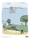 Cartoon: Sign from... (small) by a zillion dollars comics tagged religion,culture,society,philosophy