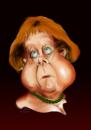 Cartoon: Angela Merkel (small) by KryCha tagged merkel angie caricature karikatur cartoon zeichnung