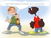 Cartoon: Rassismus? (small) by KryCha tagged hautfarbe,racism