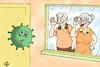 Cartoon: STAY AT HOME (small) by Vejo tagged covid19,coronavirus,home,health,catastrophe