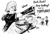 Cartoon: CIA Report on Torture (small) by Alan tagged cia,report,torture,senate