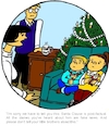 Cartoon: Postfactual Santa (small) by Alan tagged postfactual,fake,news,santa,family