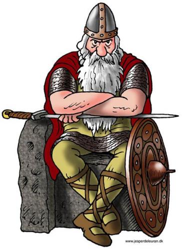 Cartoon: Holger the Dane (medium) by deleuran tagged war,legend,vikings,kronborg,denmark,history,hamlet,