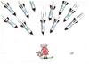 Cartoon: Gaza (small) by Raoui tagged israel,palestine,war,gaza,terrorism,bomb,girl,kids,children,crime,humanity