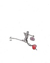 Cartoon: Untitled (small) by Raoui tagged walking,journey,heart,brain,man,lane