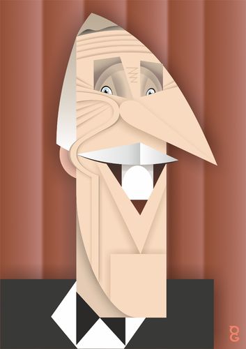 Cartoon: Bruce Forsyth (medium) by spot_on_george tagged bruce,forsyth,caricature,rip