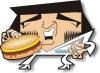 Cartoon: Elvis burger king (small) by spot_on_george tagged elvis king burger caricature vegas