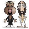 Cartoon: Kanye West (small) by spot_on_george tagged kanye,west,caricature,gq