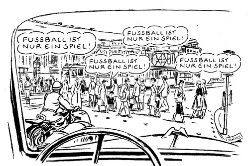 Cartoon: Fußball ist nur ein Spiel (medium) by Kriki tagged fußball,fußball