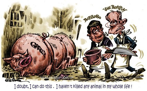 Cartoon: Barroso - van Rompuy (medium) by toon tagged european,union