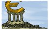 Cartoon: GREECE CRISIS (small) by toon tagged euro,crisis,greece,money,economy