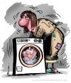 Cartoon: Washing machine (small) by toon tagged woman