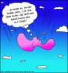 Cartoon: Fallschirm (small) by BoDoW tagged fallschirm freiheit fallen sorglos später kropf überflüssig