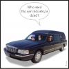Cartoon: Lets ride! (small) by Pedma tagged hearse,funeral,fun,sarkozy,merkel,obama,car,auto,sport,rally,bailout,economy,crisis