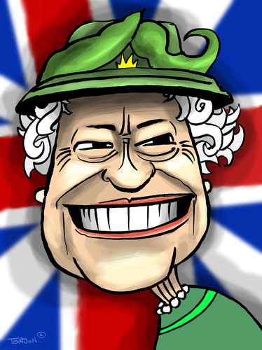 Cartoon: ... (medium) by to1mson tagged elisabeth,ii,great,britain,wielka,brytania,queen,großbritanien