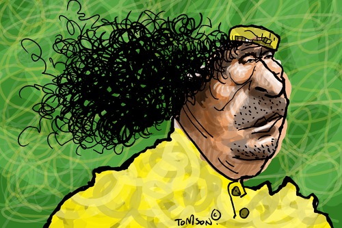 Cartoon: Muammar al-Kaddafi (medium) by to1mson tagged gaddafi,kaddafi